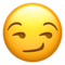 Smirking Face emoji on Apple